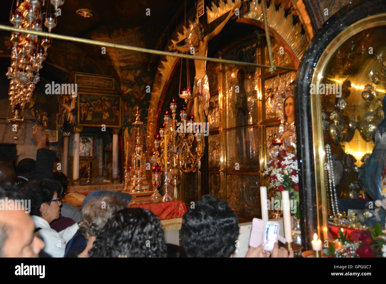 Die Grabeskirche, Jerusalem, Israel Stockfoto