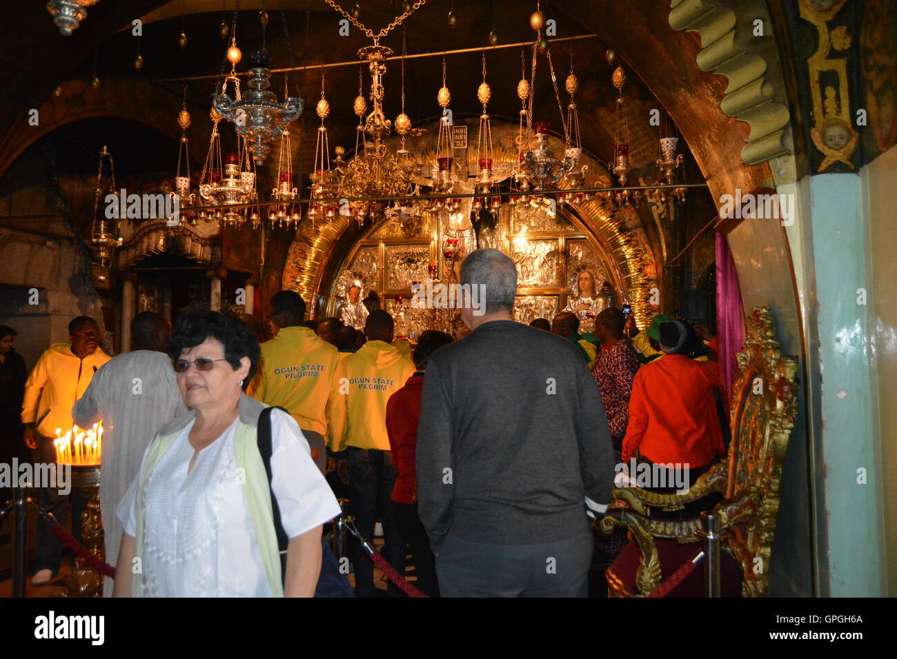 Die Grabeskirche, Jerusalem, Israel Stockfoto