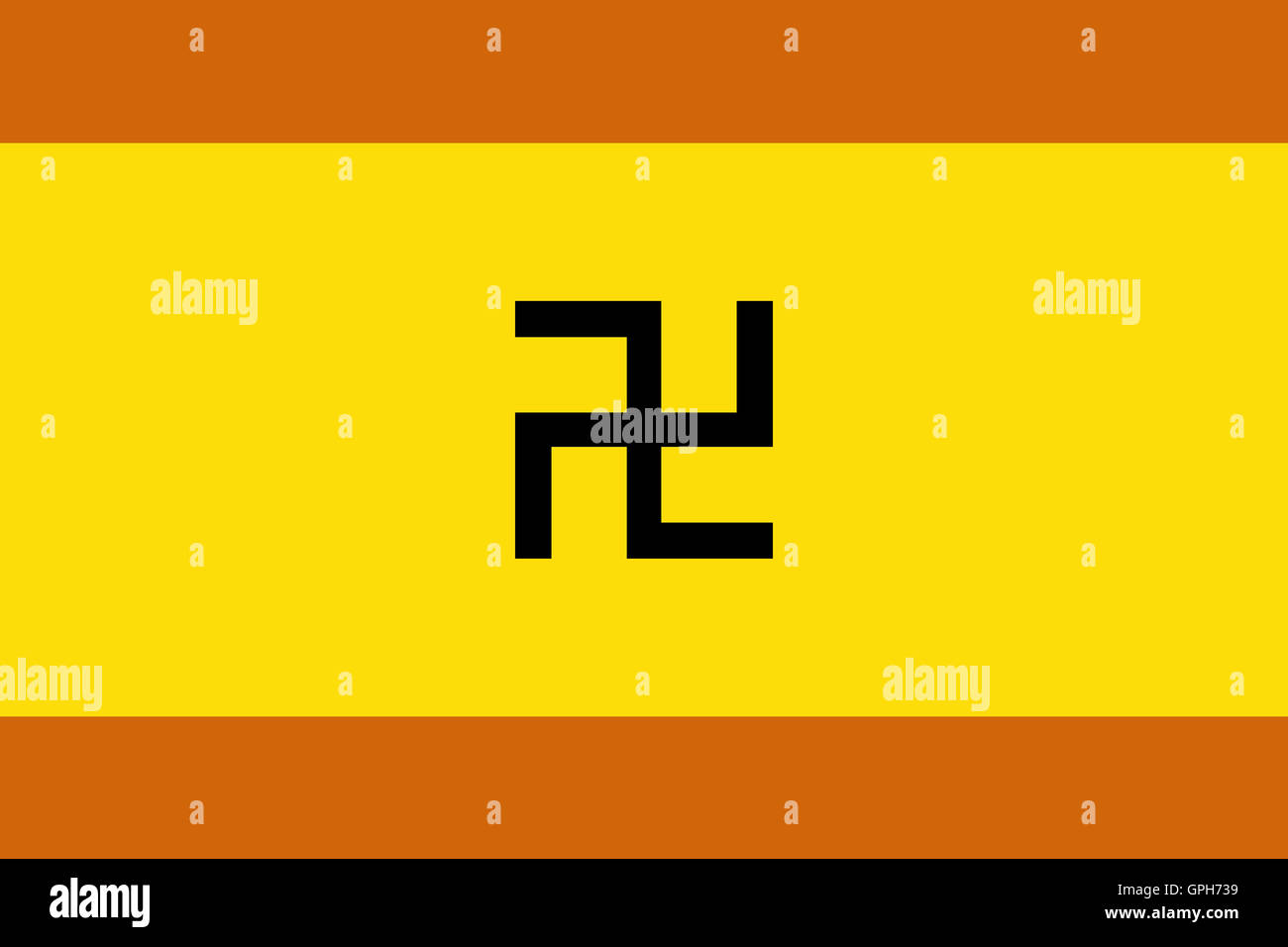 Kuna Yala Flagge Stockfoto