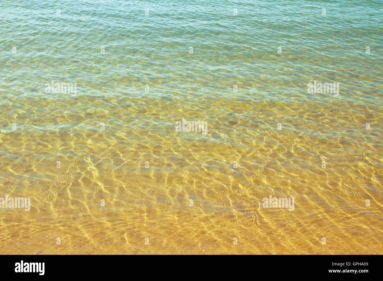 Golden sand Stockfoto