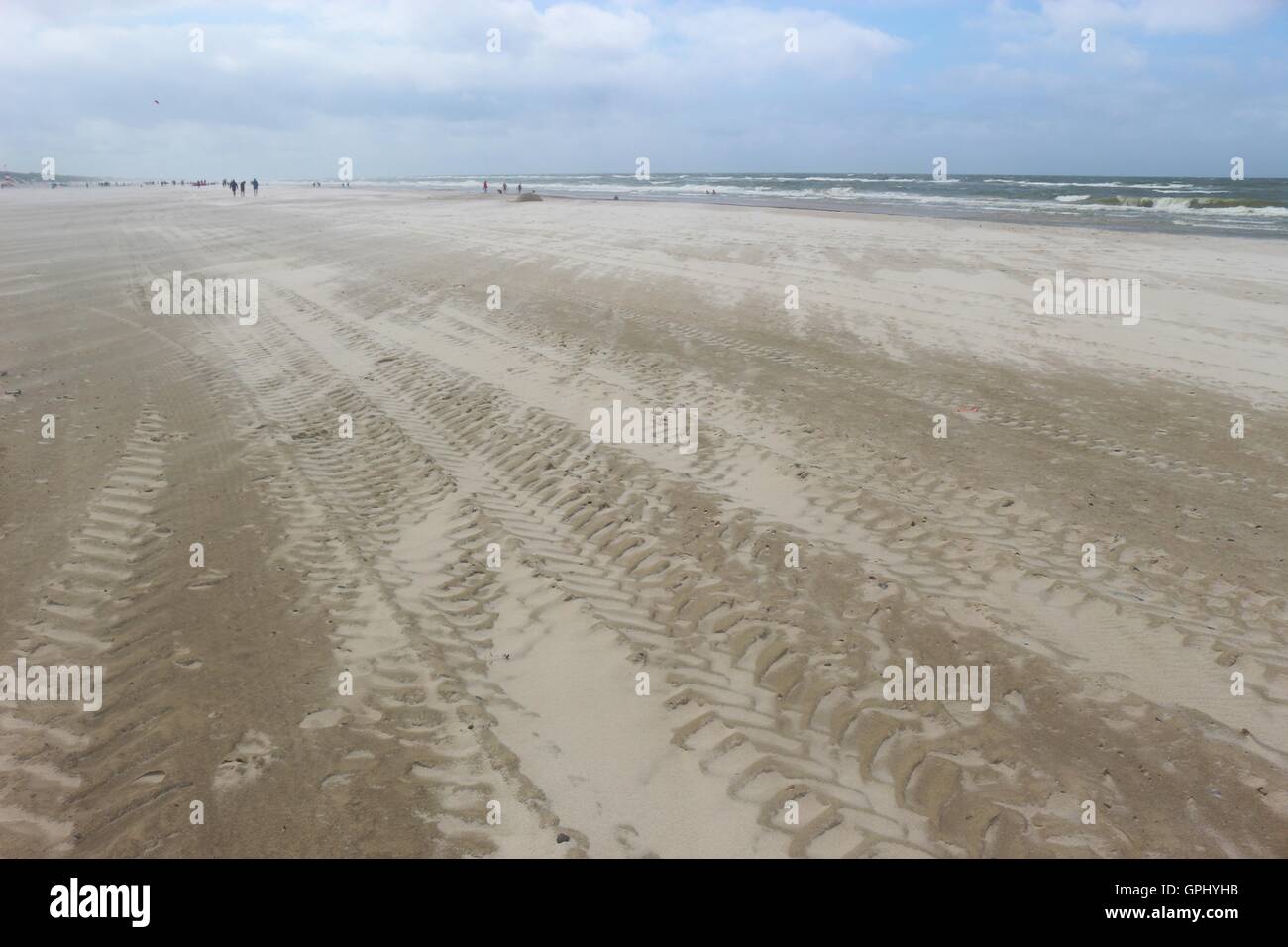 Driften Sand an der West Küste von Dänemark, zwischen Nymindegap und Henne Strand. Skandinavien, Europa. Stockfoto
