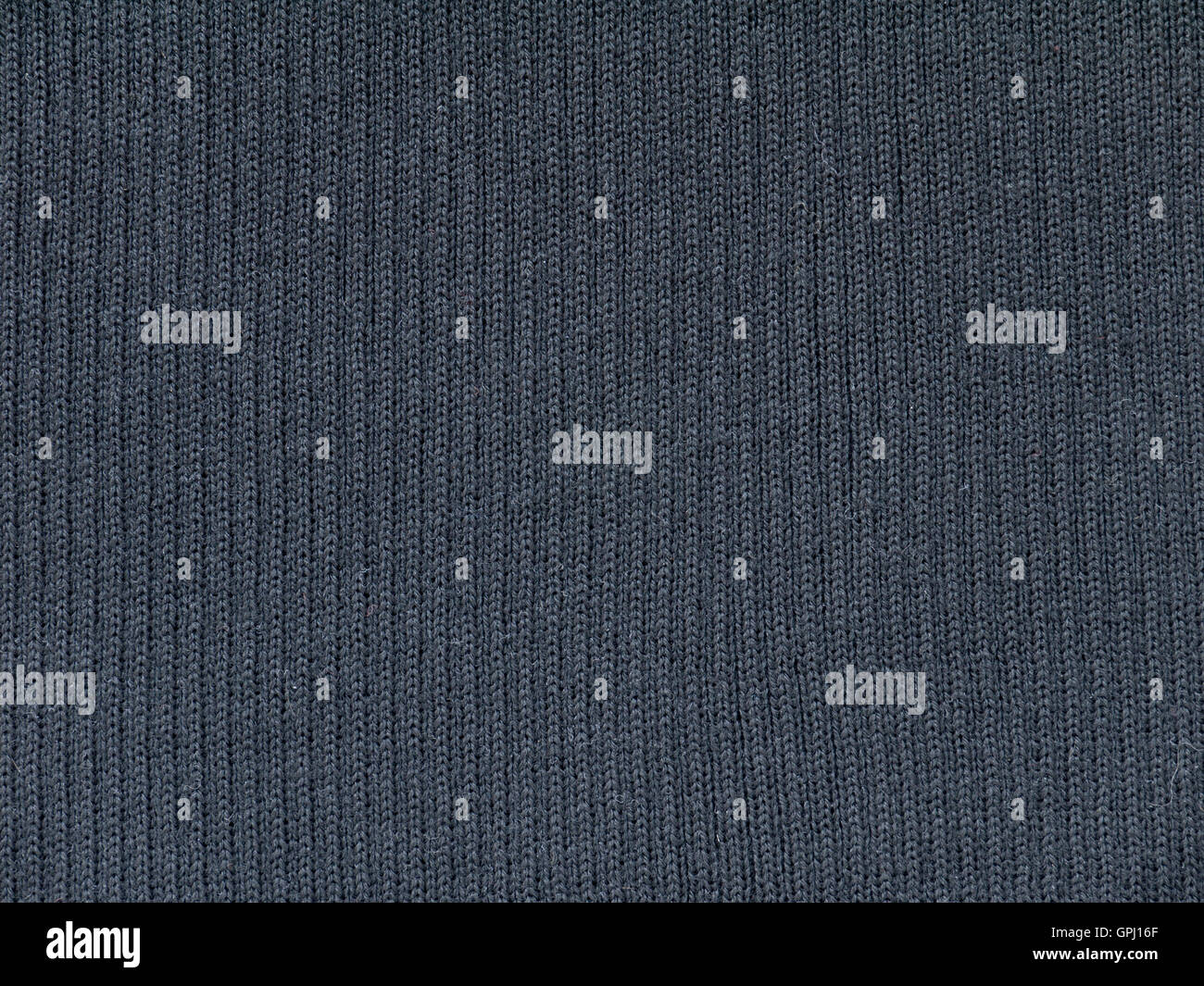 Dunkelgrau geriffelt fein gestrickter Wolle Stoff kühles Wetter Hintergrund Stockfoto