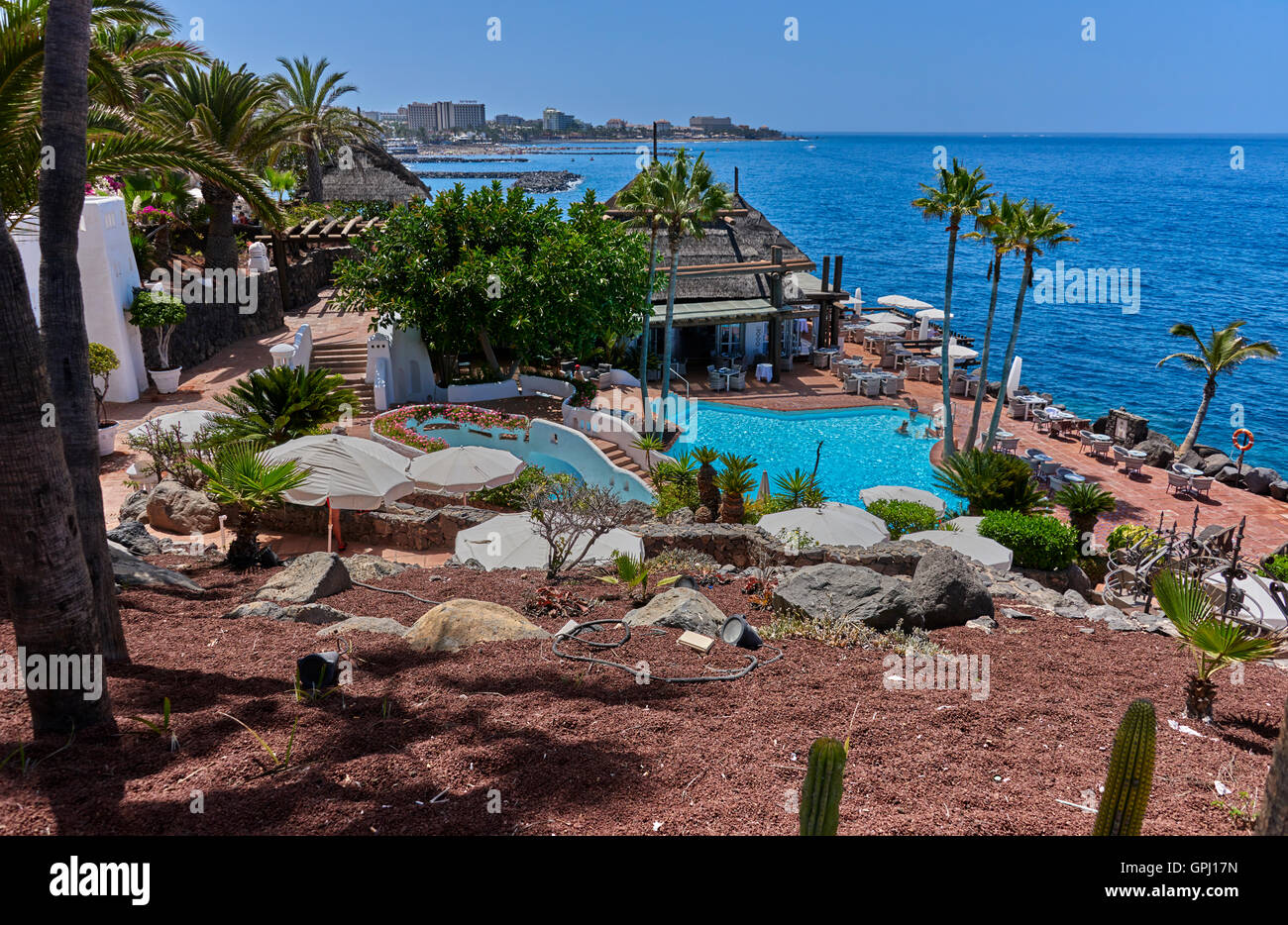 Hotel Jardin Tropical, Costa Adeje Teneriffa Stockfotografie - Alamy