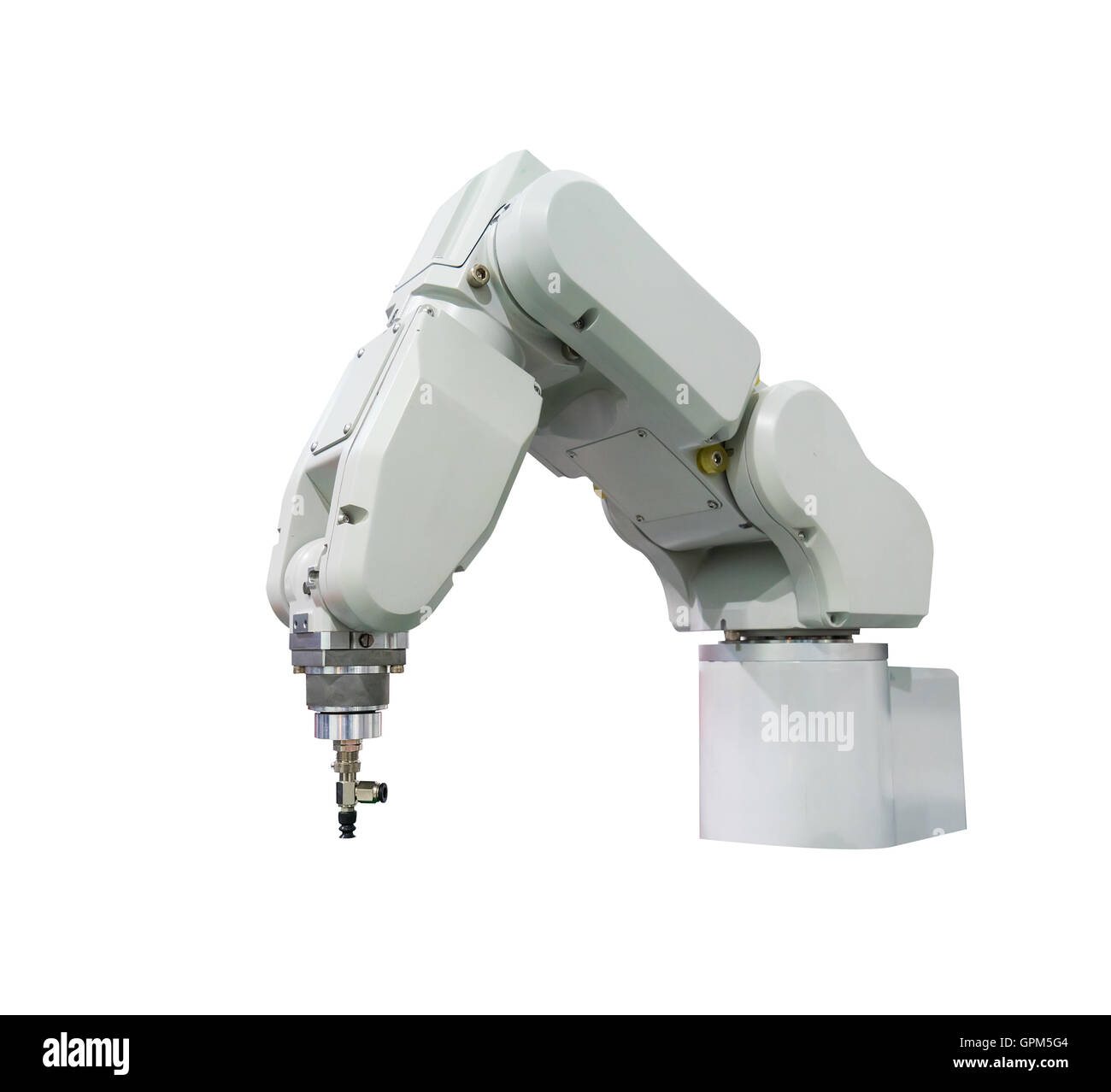 Roboterhand Werkzeugmaschinen in industrieller Herstellung Fabrik Stockfoto