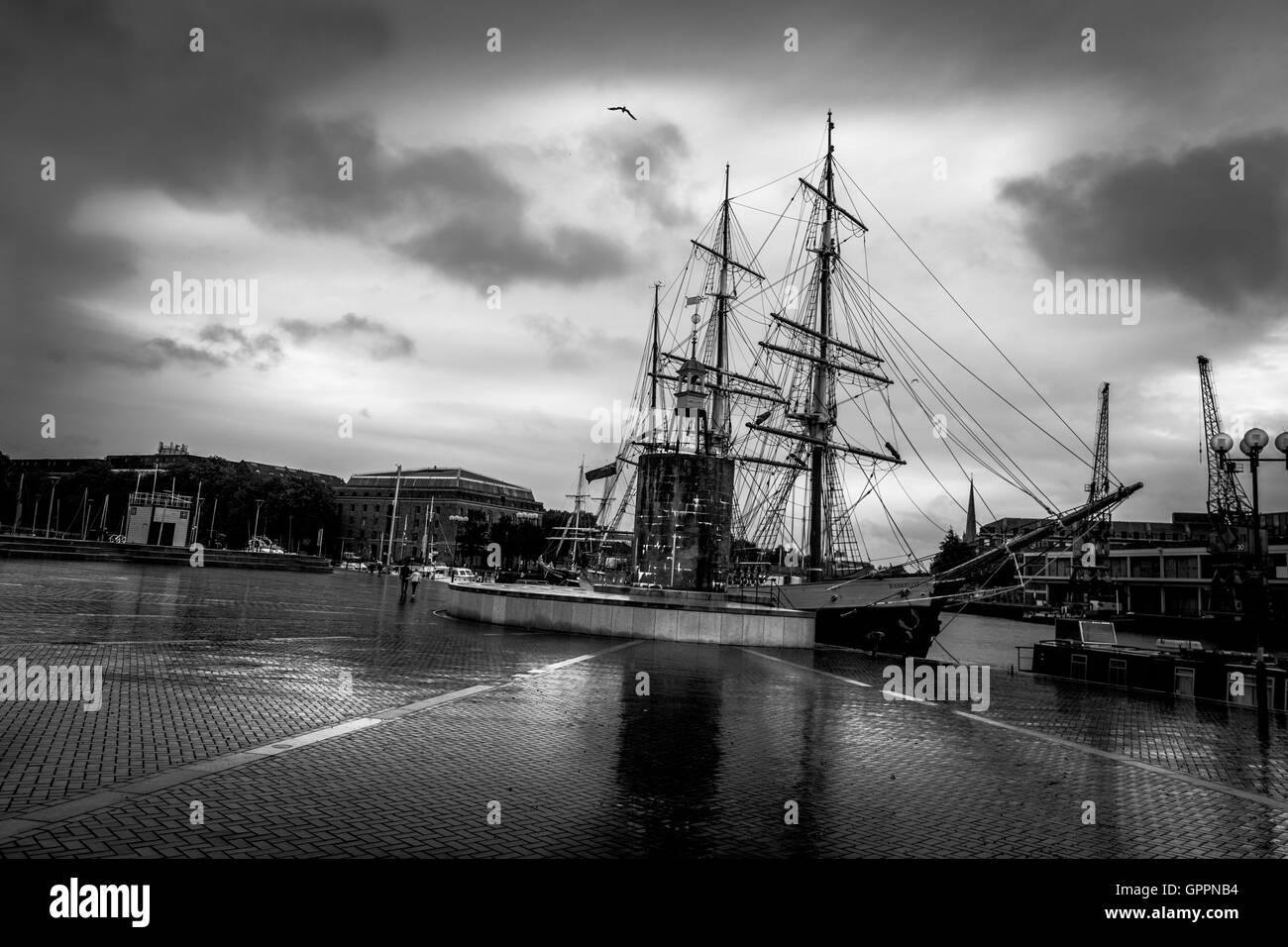 Bristol Hafen. Stockfoto