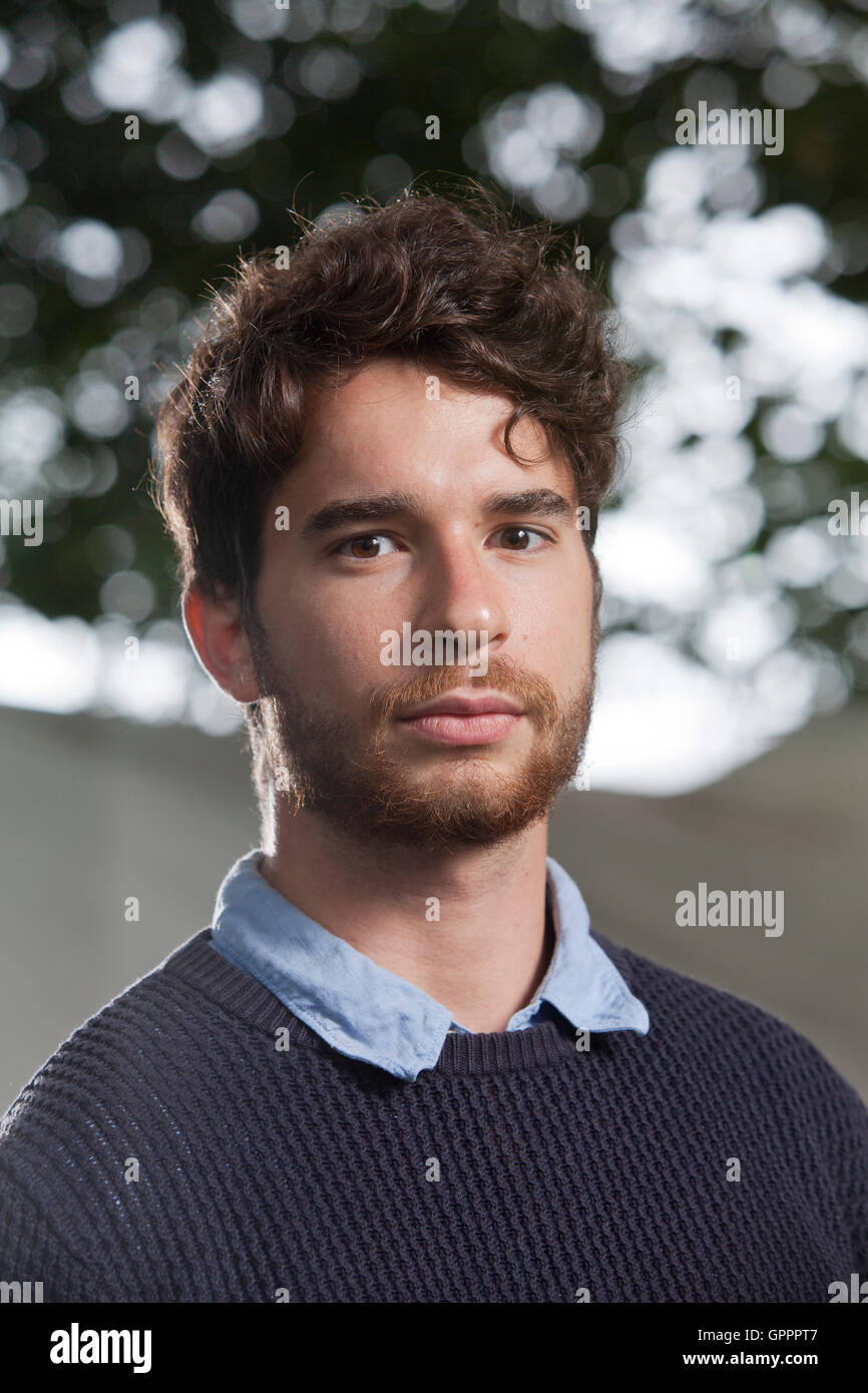 Patrick Kingsley, der Guardian-Korrespondent, auf dem Edinburgh International Book Festival. Edinburgh, Schottland. 20. August 2016 Stockfoto