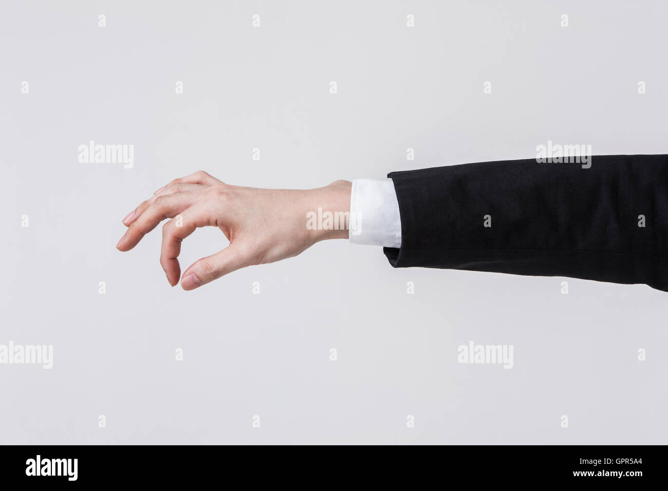 Hand halten Stockfoto