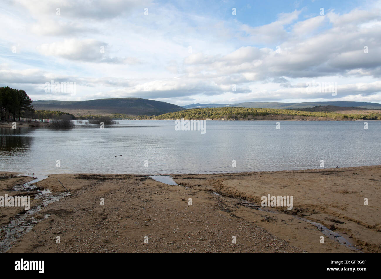 Das Reservoir in Soria Stockfoto