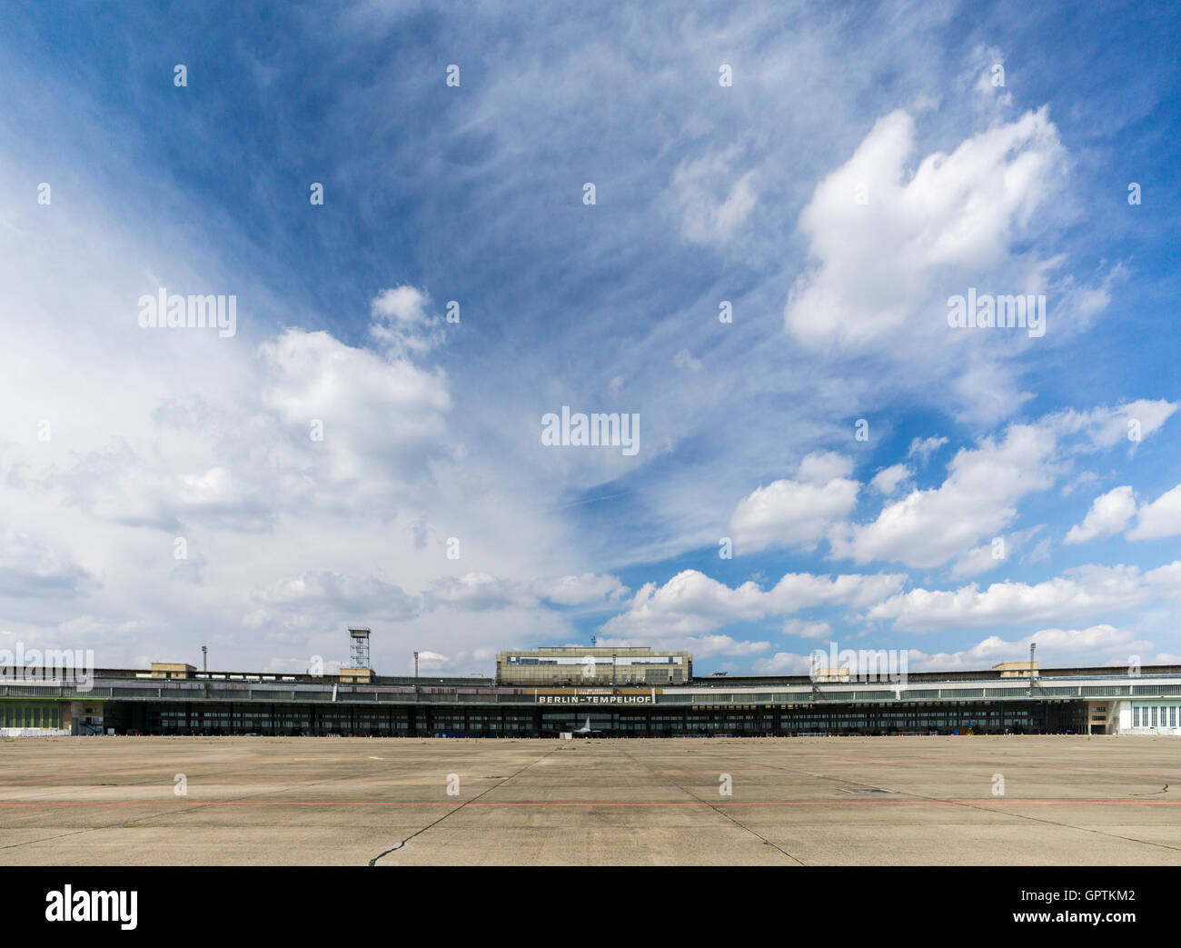Flughafen Tempelhof Stockfoto