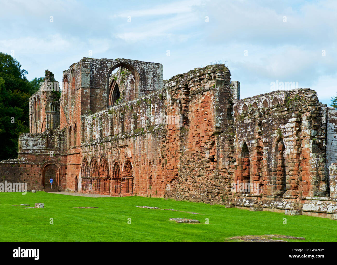 Furness Abbey, in der Nähe von Barrow-in-Furness, South Lakeland, Cumbria, England UK Stockfoto