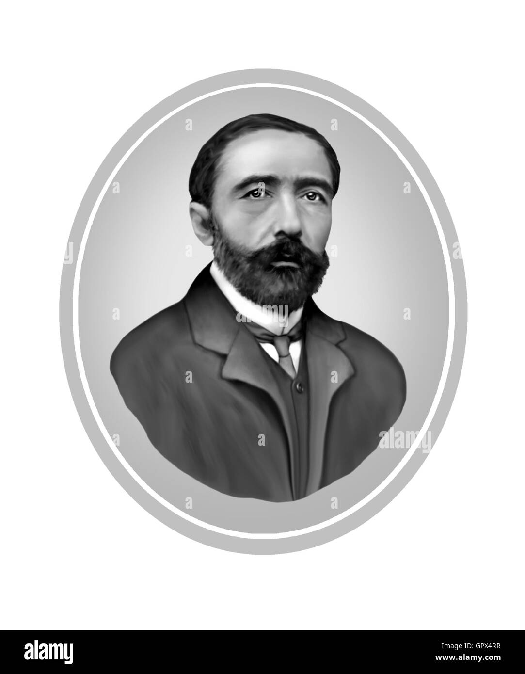 Joseph Conrad, 1857-1924, Schriftsteller Stockfoto