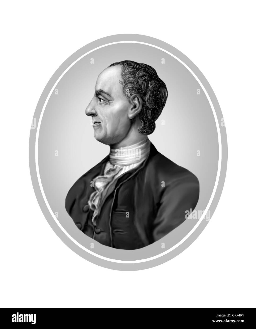 Leonhard Euler, 1707-1783, Mathematiker Stockfoto