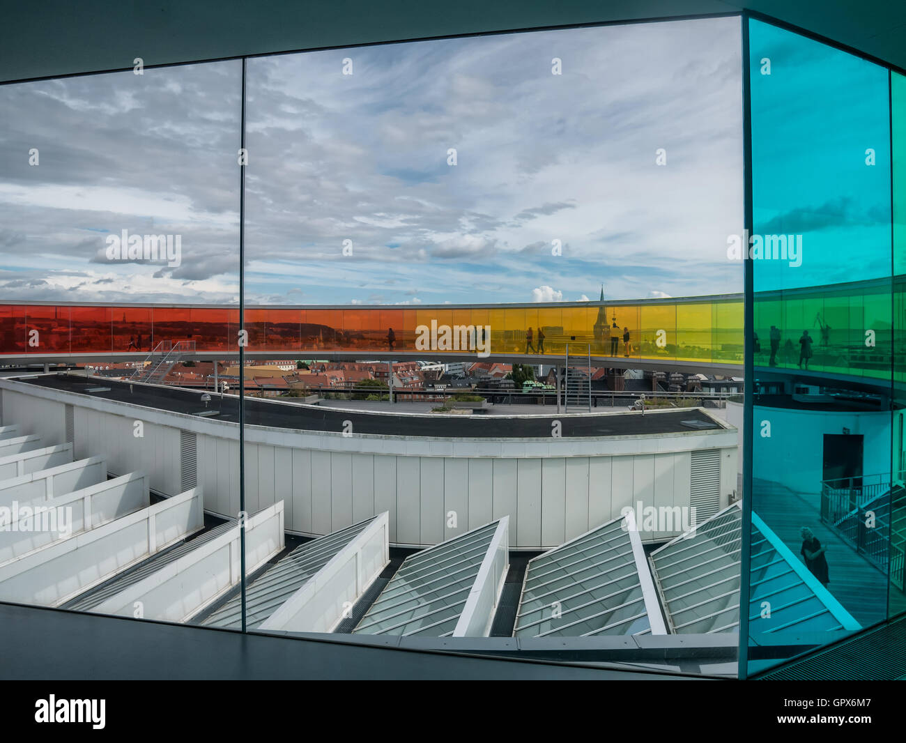 Zeitgenössisches Kunstmuseum ARoS in Aarhus, Dänemark Stockfoto