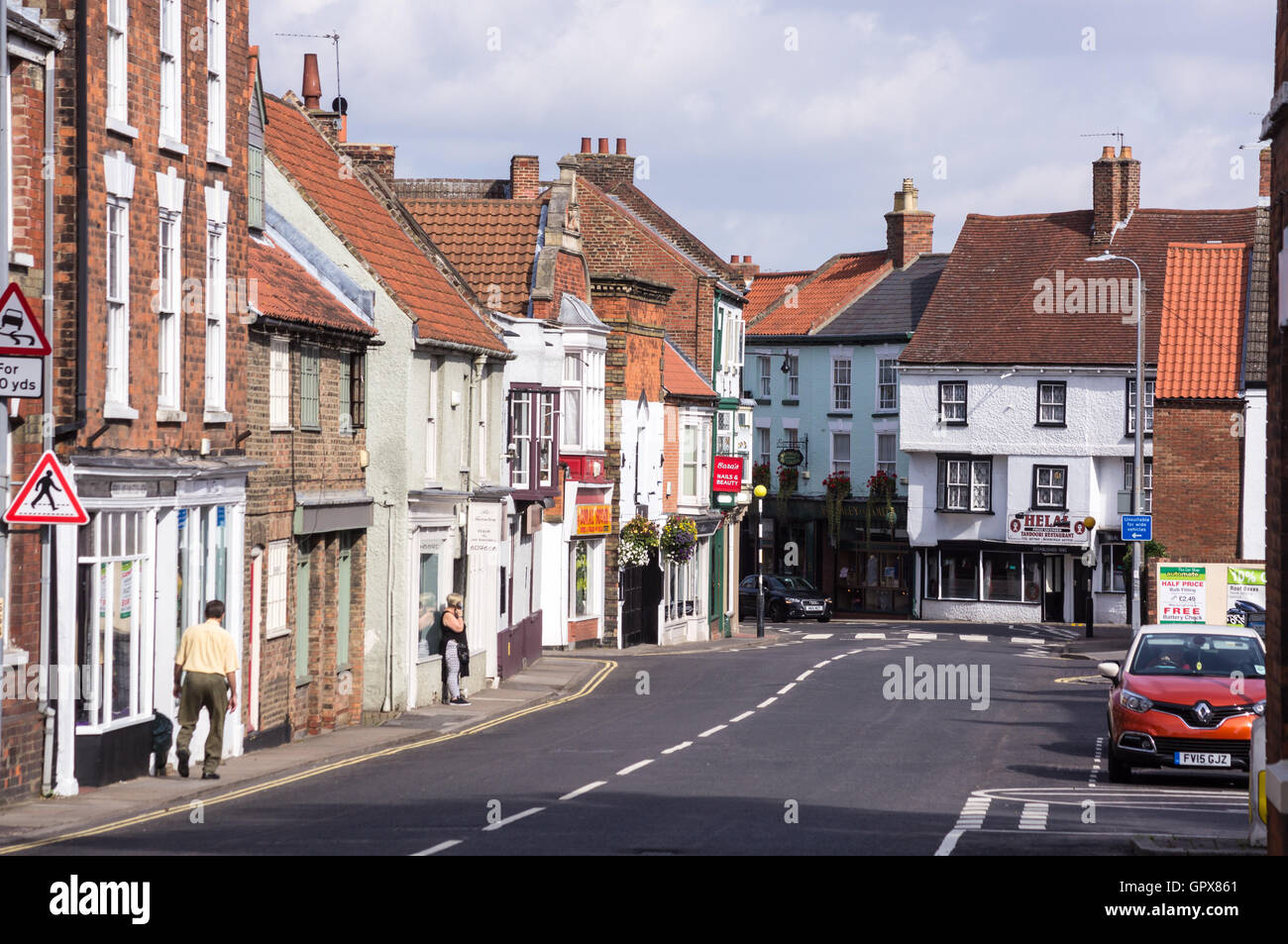 Upgate, Louth, Lincolnshire, England Stockfoto