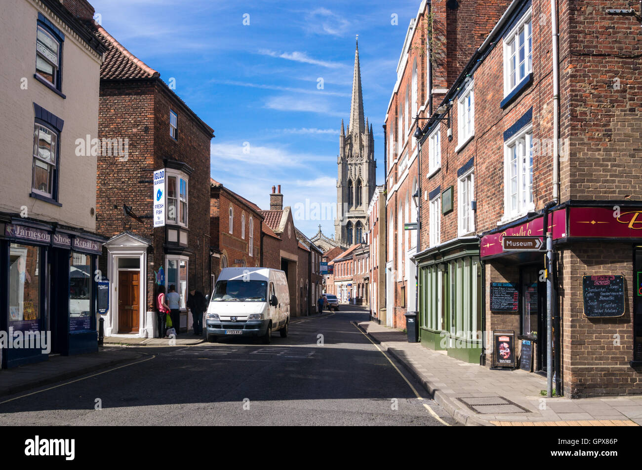 Eastgate, Louth, Lincolnshire, England Stockfoto