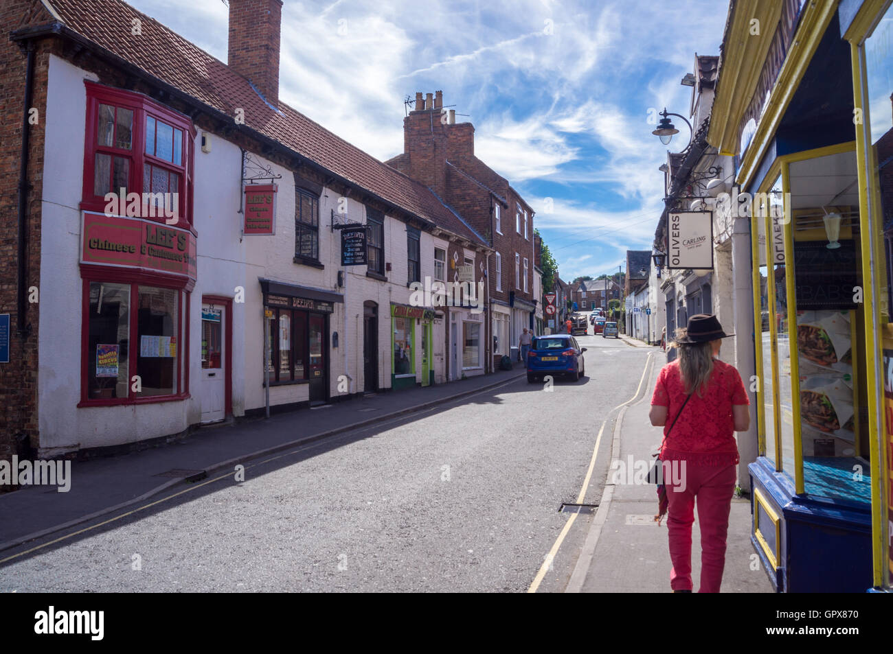 Aswell Street, Louth, Lincolnshire, England Stockfoto