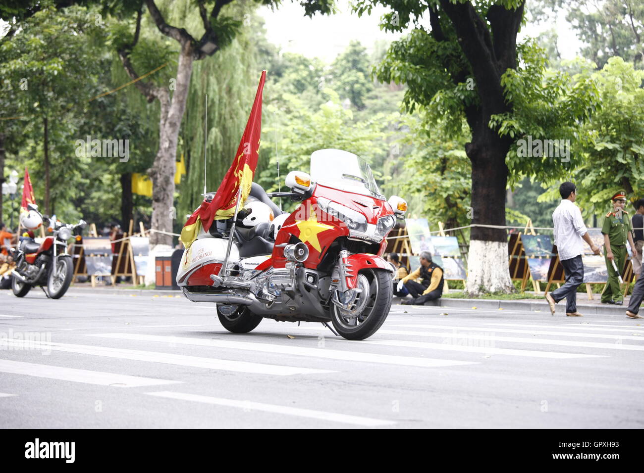 HANOI, VIETNAM - 2. SEPTEMBER: VTV International Cycling Turniers Â?? Tonne Hoa Sen Weltmeisterschaft 2016 auf 2. September 2016 in Hanoi, V Stockfoto