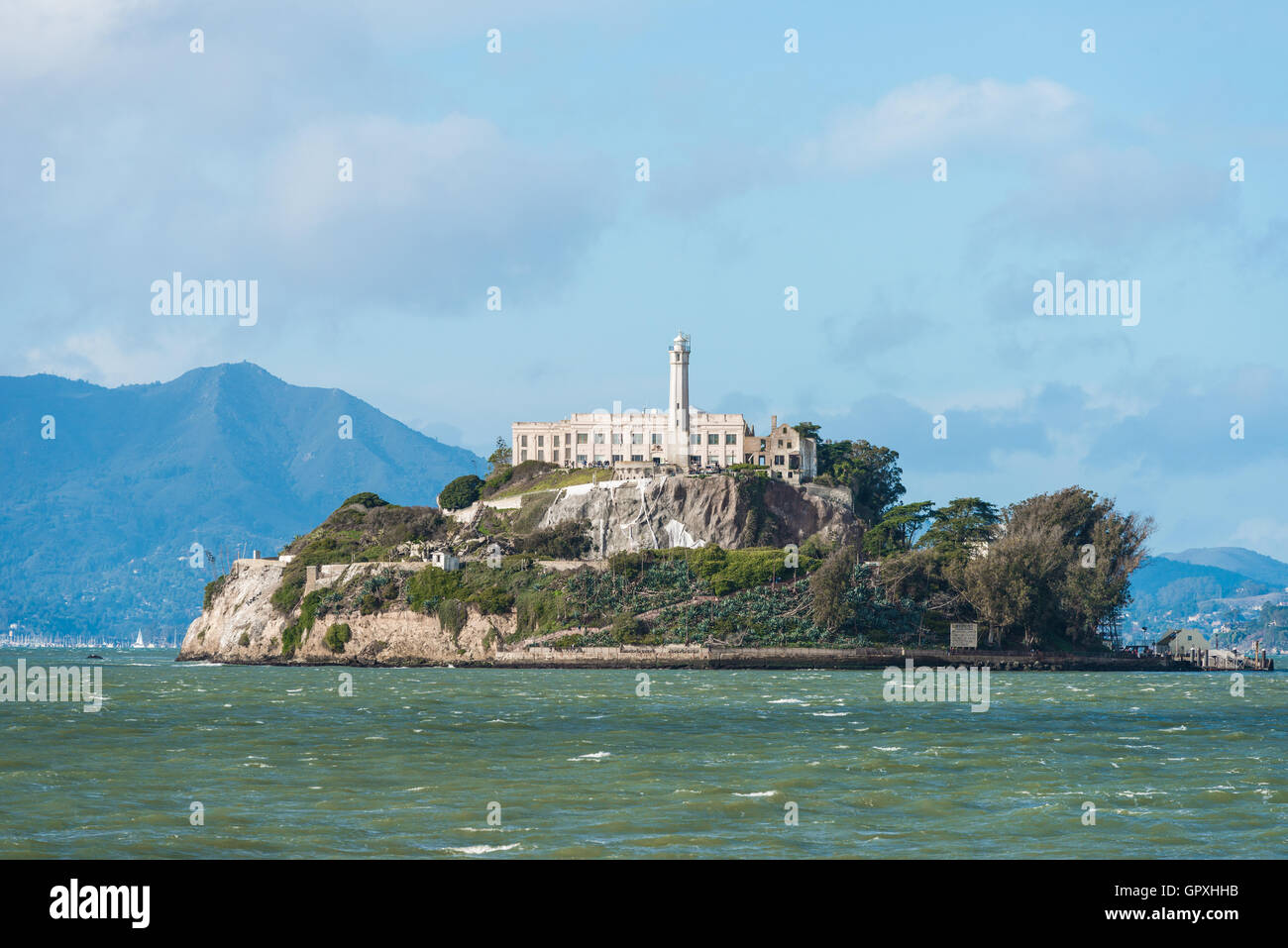 Alcatraz-Insel in San Francisco, USA. Stockfoto