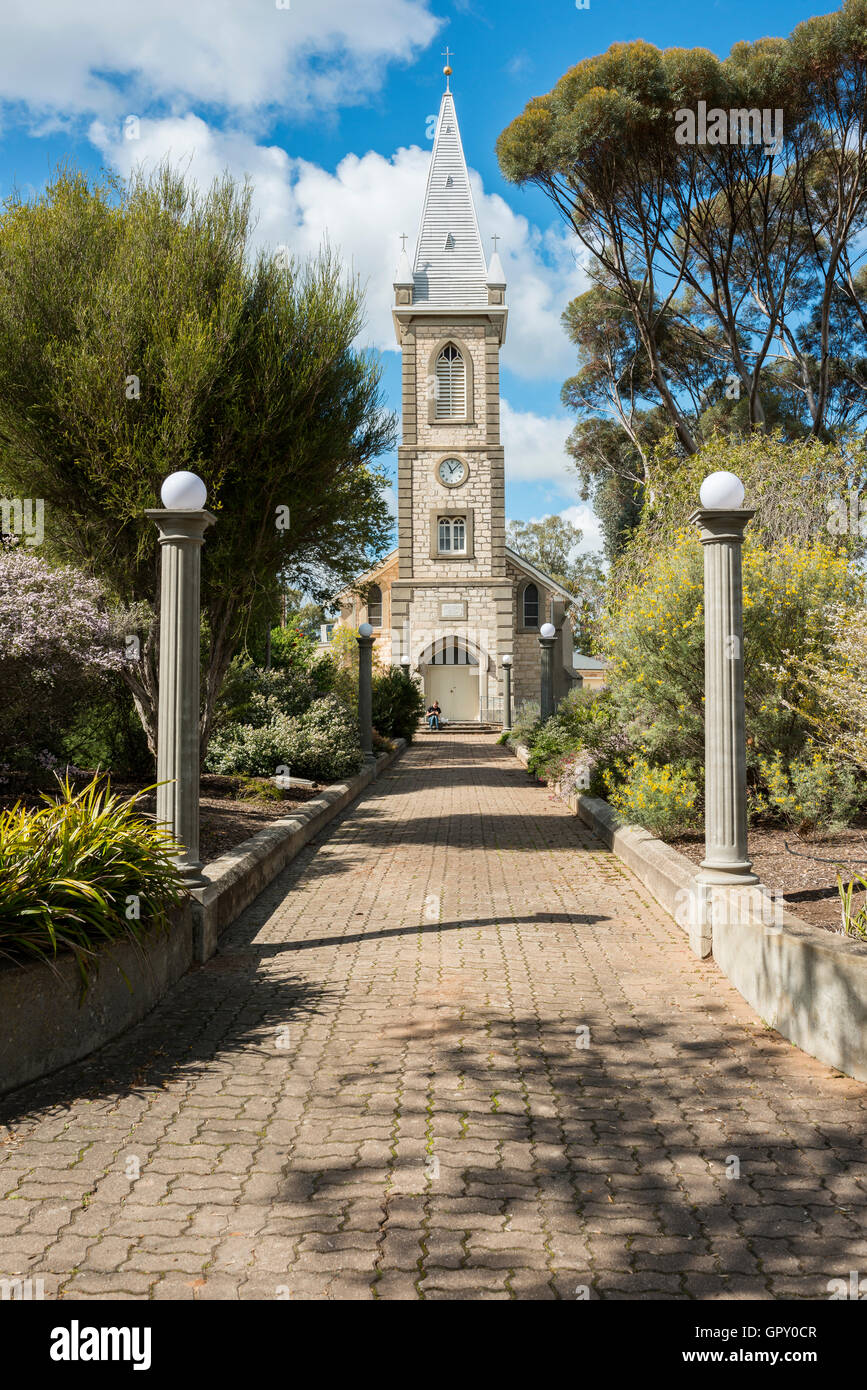 Die malerische Tabor lutherische Kirche in Tanunda Barossa Valley-Australien Stockfoto