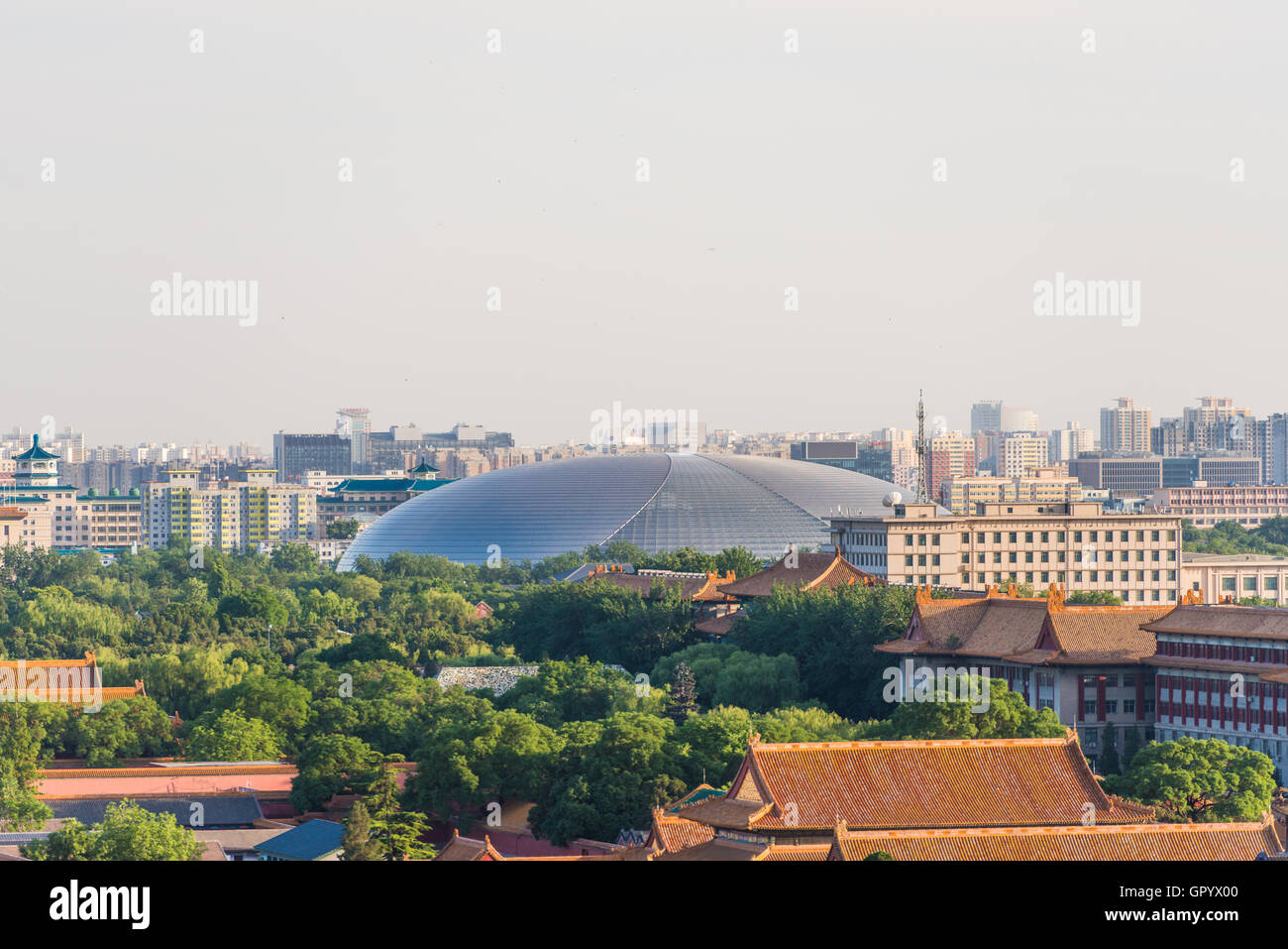 Nationales Zentrum für darstellende Künste in Peking, China. Stockfoto
