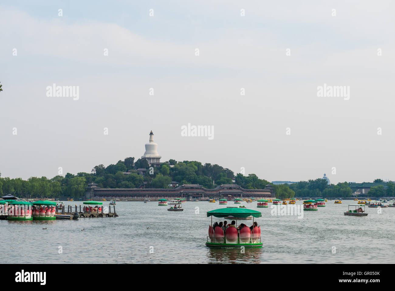 Schöne Szene von Peking Imperial Park: Beihai Stockfoto