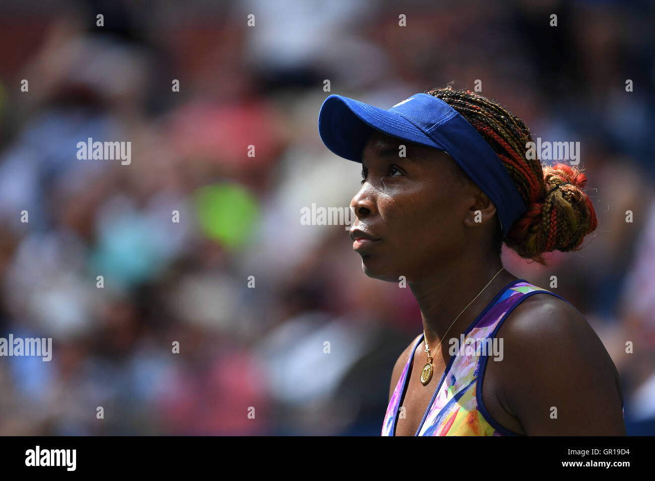 Flushing Meadows, New York, USA. 04. September 2016. US Open 2016 Grand-Slam-Tennis-Turnier. Venus Williams (USA) verliert Pliskova (10) in 3 Sätzen Credit: Action Plus Sport/Alamy Live News Stockfoto