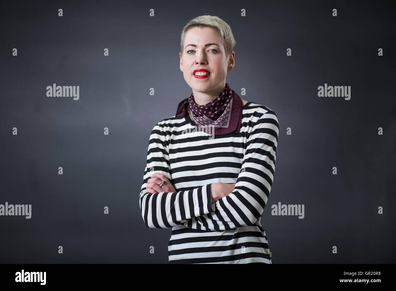 Britischer Dichter Helen Mort. Stockfoto