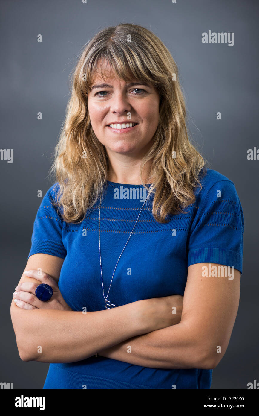 Britischer Autor, TV und Radio-Moderatorin Claudia Hammond. Stockfoto