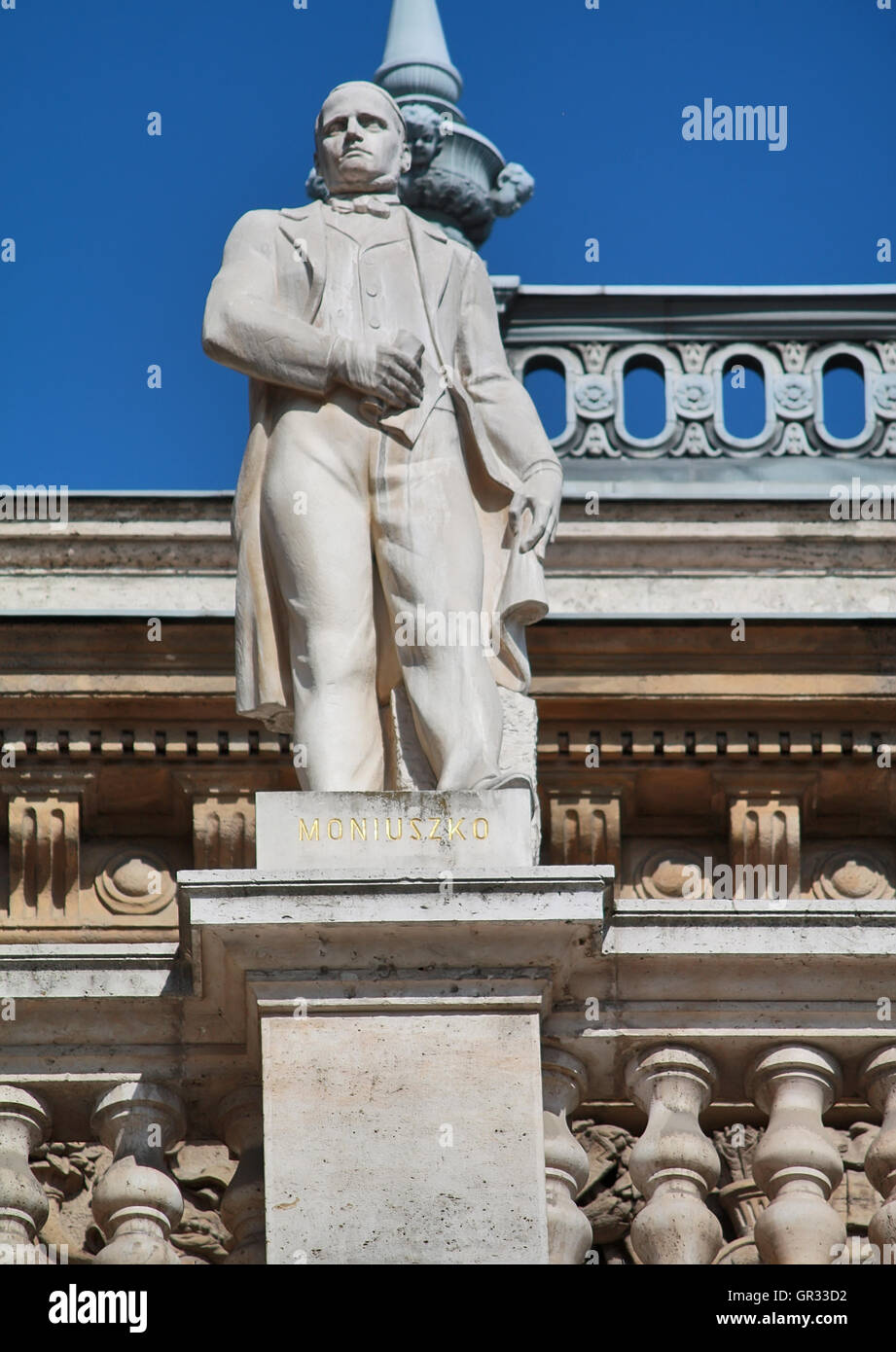 Detail vom Opernhaus in Budapest Stockfoto