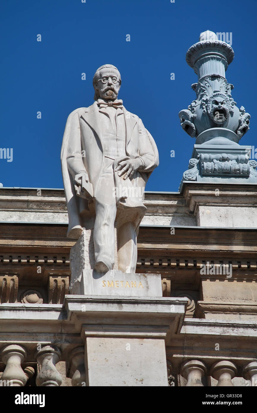 Detail vom Opernhaus in Budapest Stockfoto