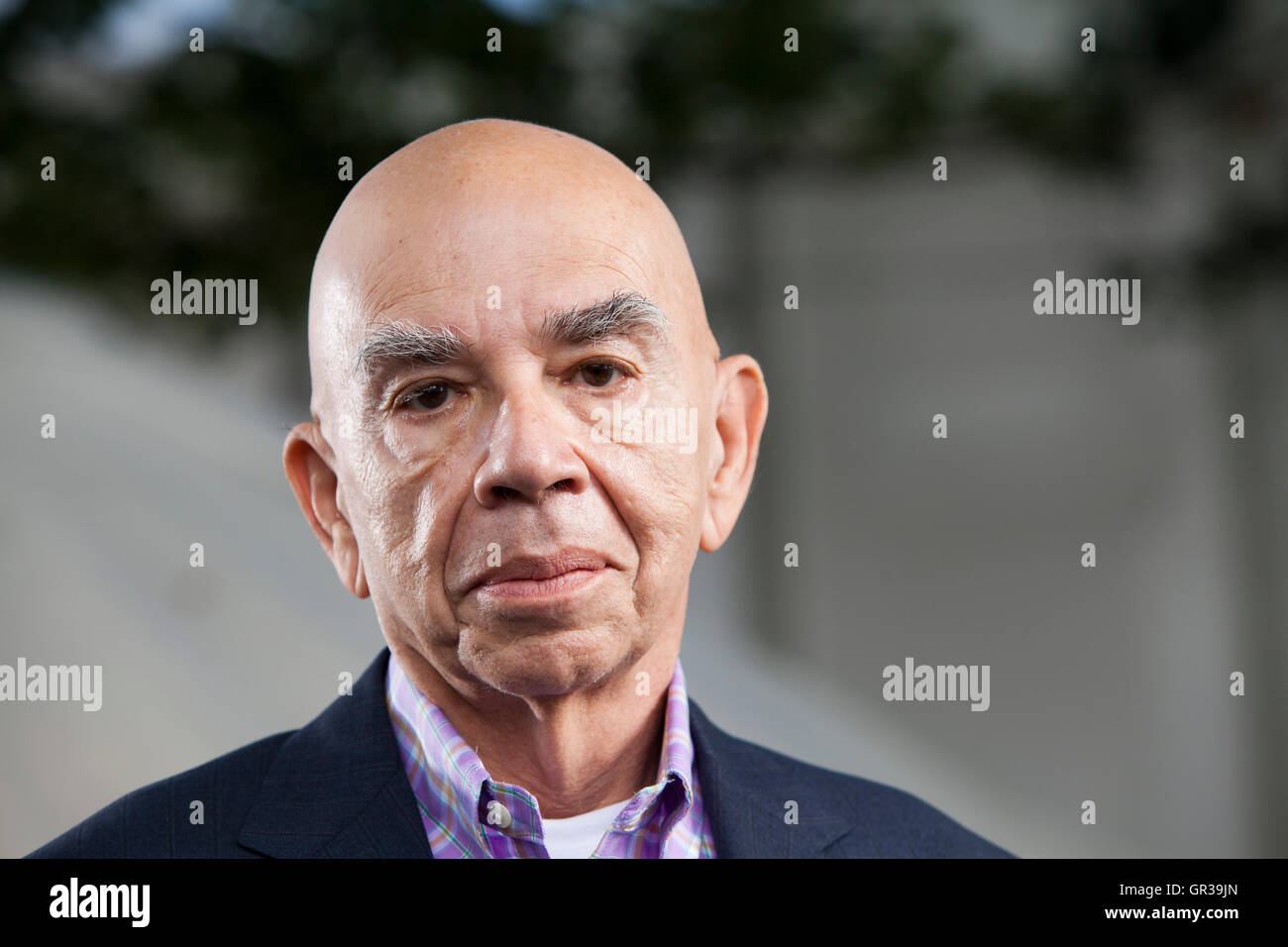 James King, Professor für Englisch und Cultural Studies und Biograph, auf dem Edinburgh International Book Festival. Edinburgh, Schottland. 21. August 2016 Stockfoto