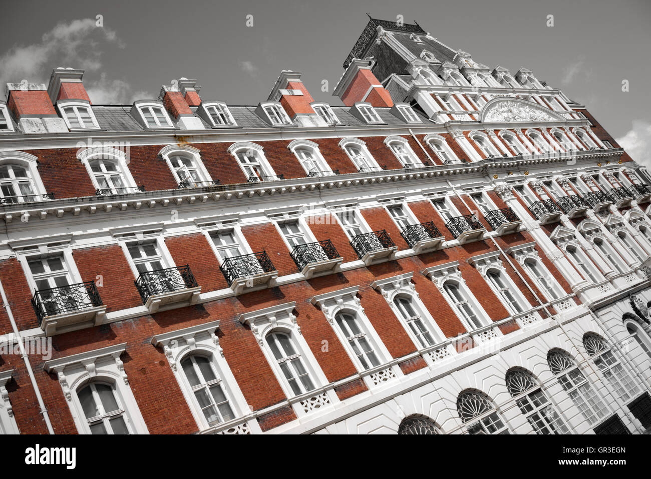 Süd-westlichen Haus - ein Beispiel für hohe viktorianische Architektur im Vereinigten Königreich Stockfoto