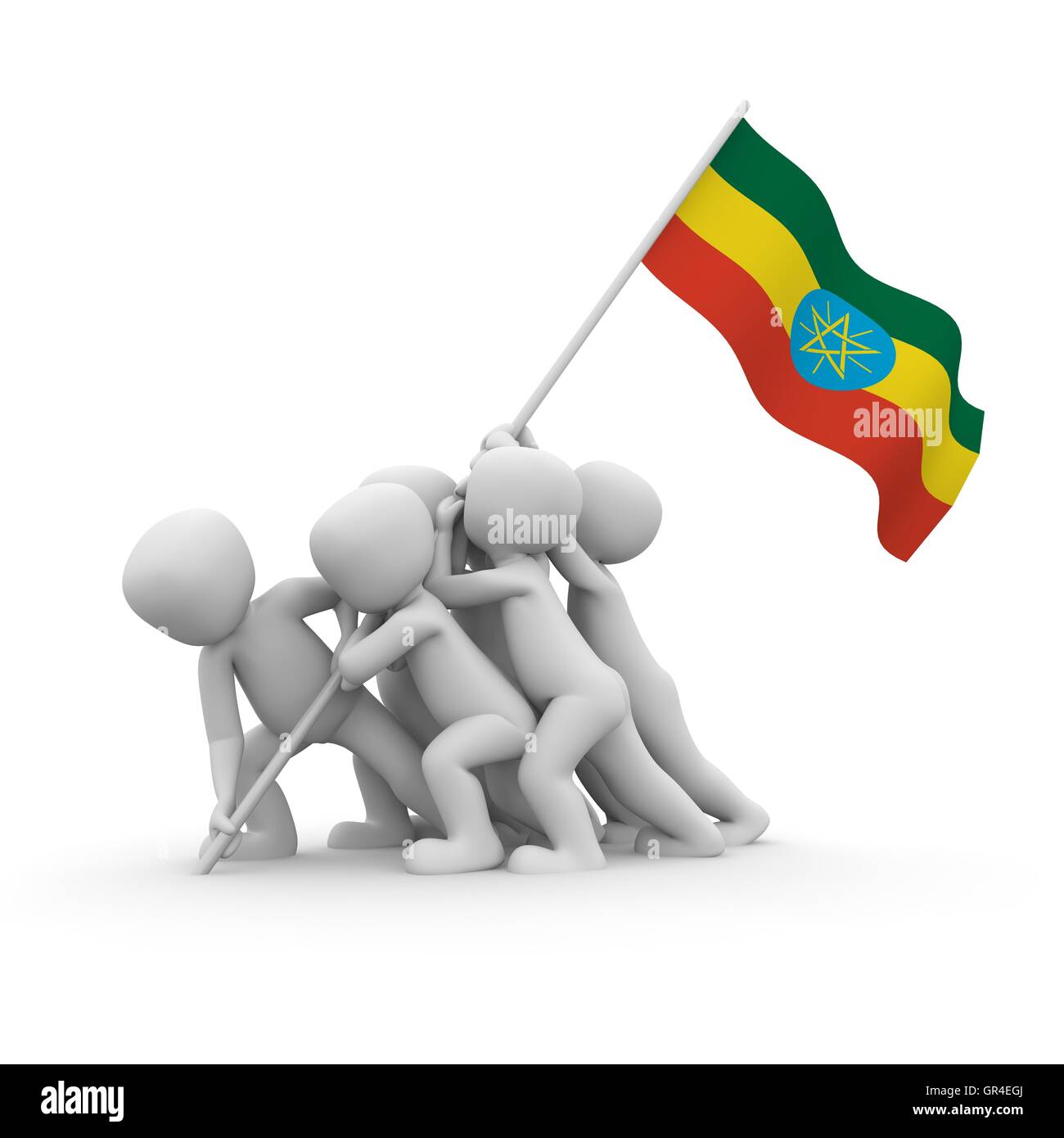 Äthiopien-Denkmal Stockfoto