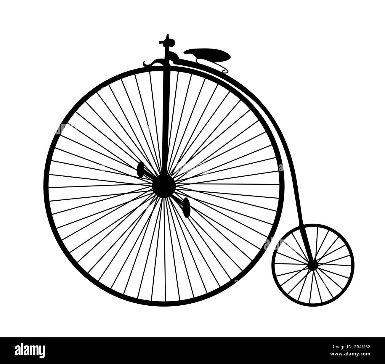 Oldtimer Fahrrad Stockfoto