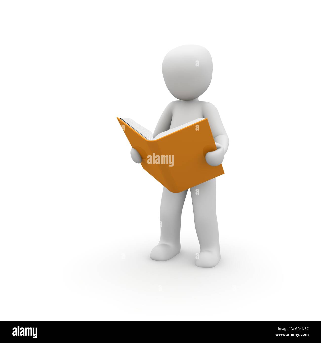 Buch 3 lesen Stockfoto