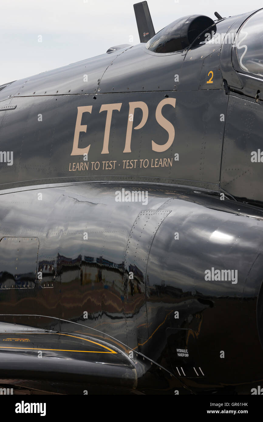 Reiches Testpiloten Schule British Aerospace Hawk Flugzeuge. Stockfoto