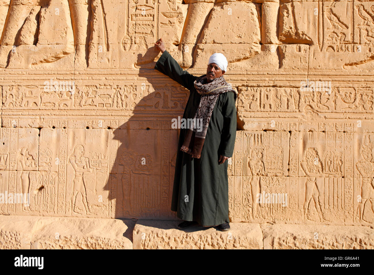 Ägyptischer Tempel, Dendera, Luxor, Oberägypten, Ägypten Stockfoto