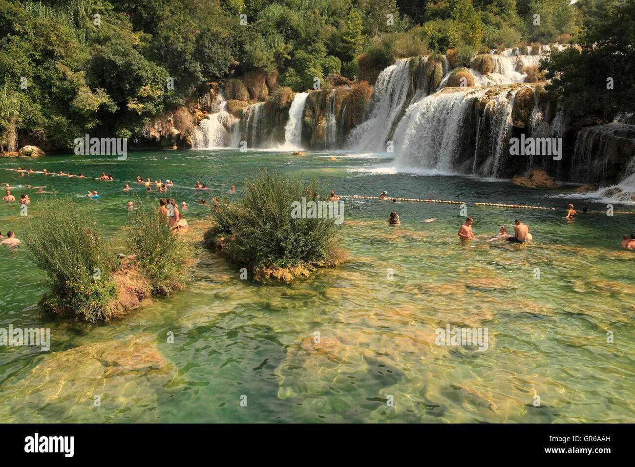 Nationalpark Krka, Dalmatien, Kroatien, Europa Stockfoto