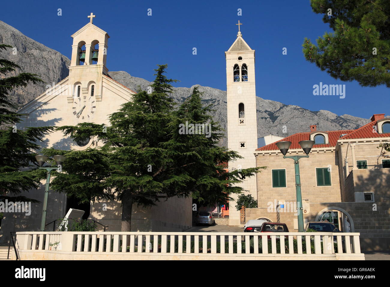 Baska Voda, Dalmatien, Kroatien, Europa Stockfoto