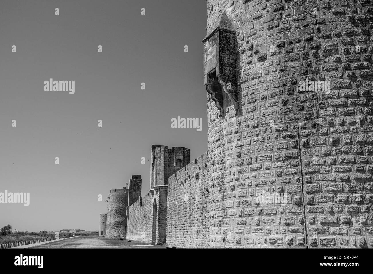 Aigues Mortes Stockfoto