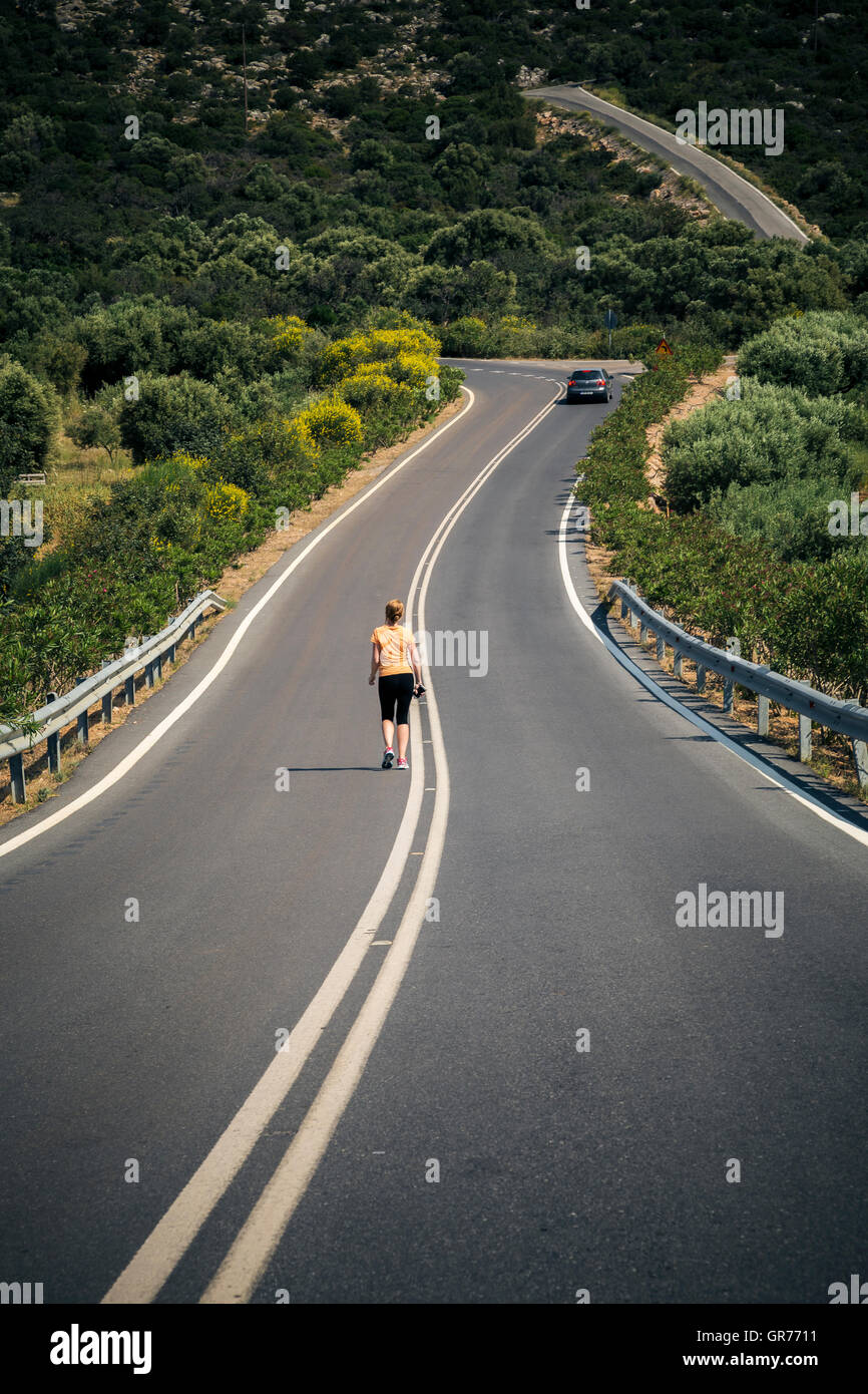 I 'm Walking Stockfoto