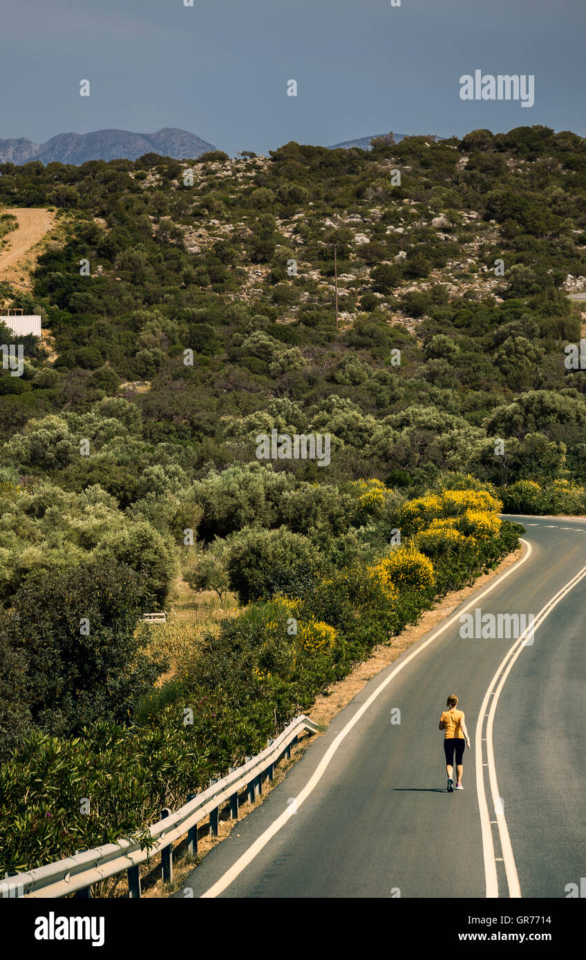 I 'm Walking Stockfoto