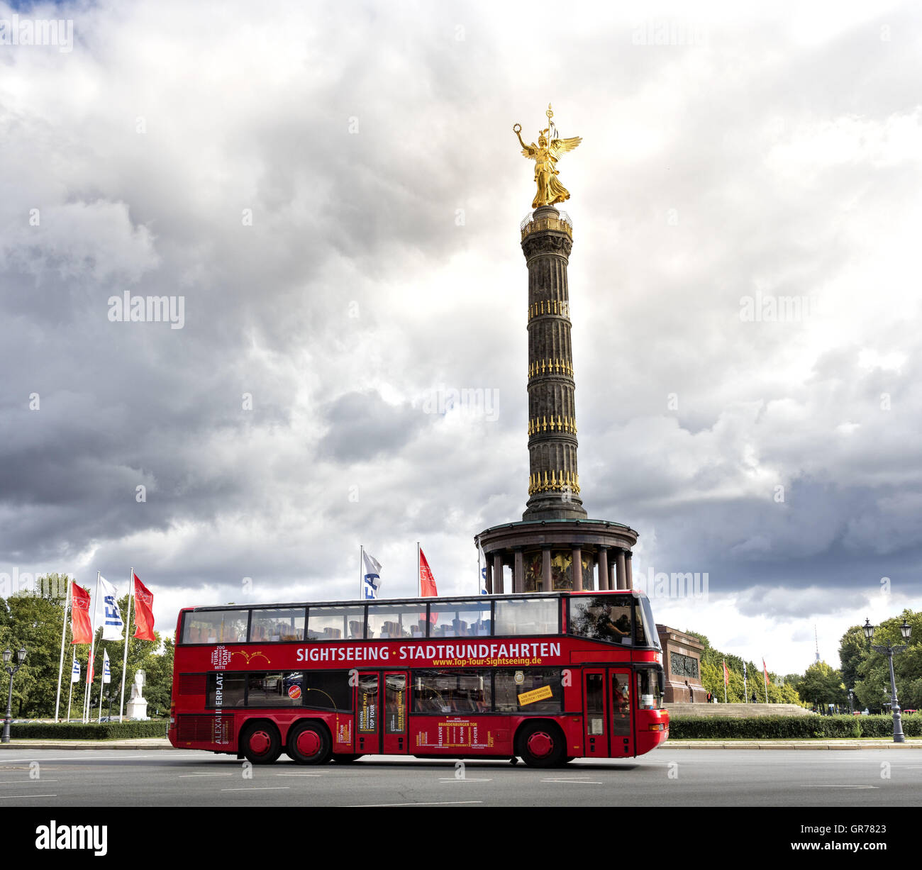 Sightseeing In Berlin Stockfoto