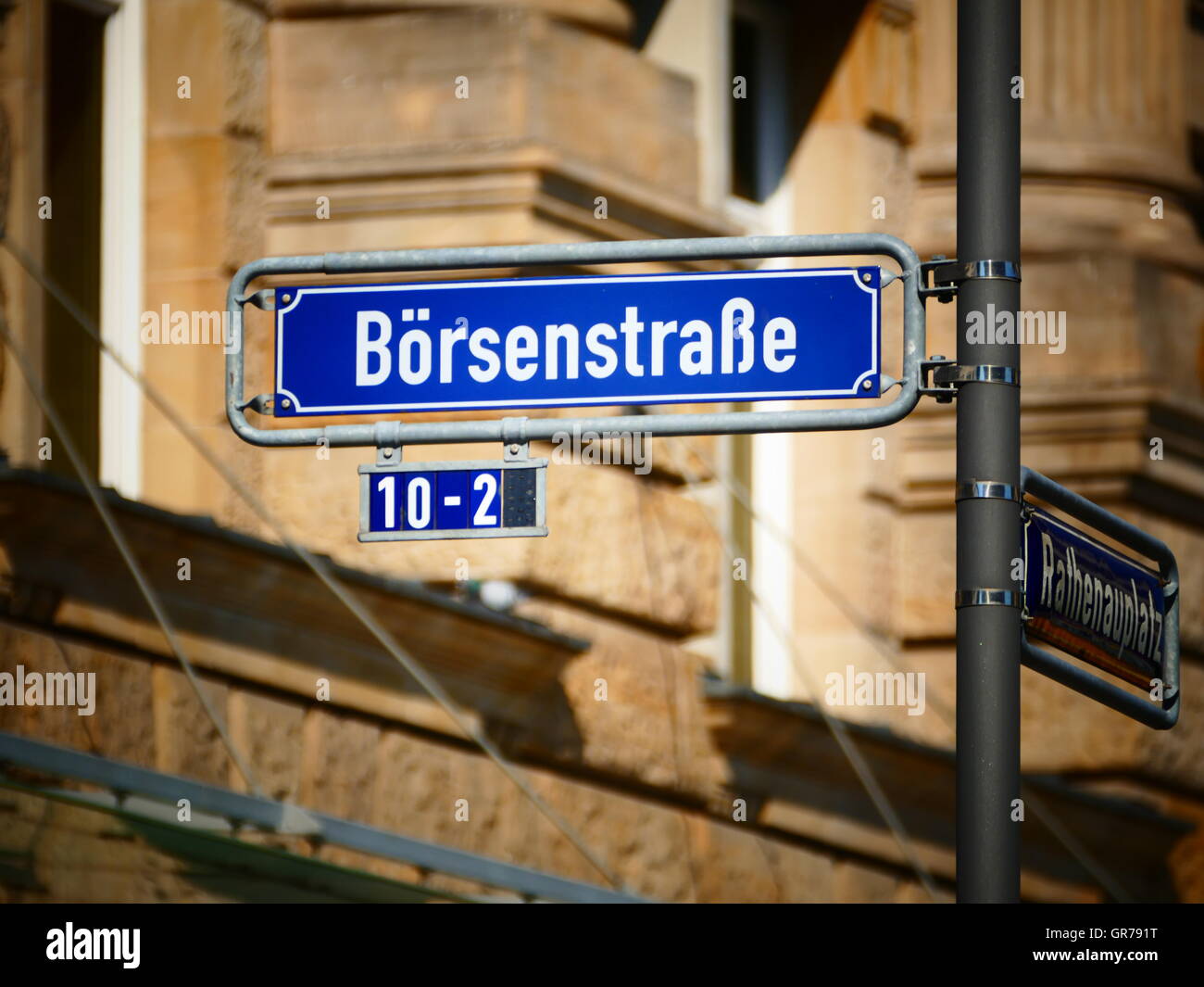 Frankfurter Börse Platz Bulle und Bär finanzielle Stadt Frankfurt Am Main Deutschland Europa Stockfoto