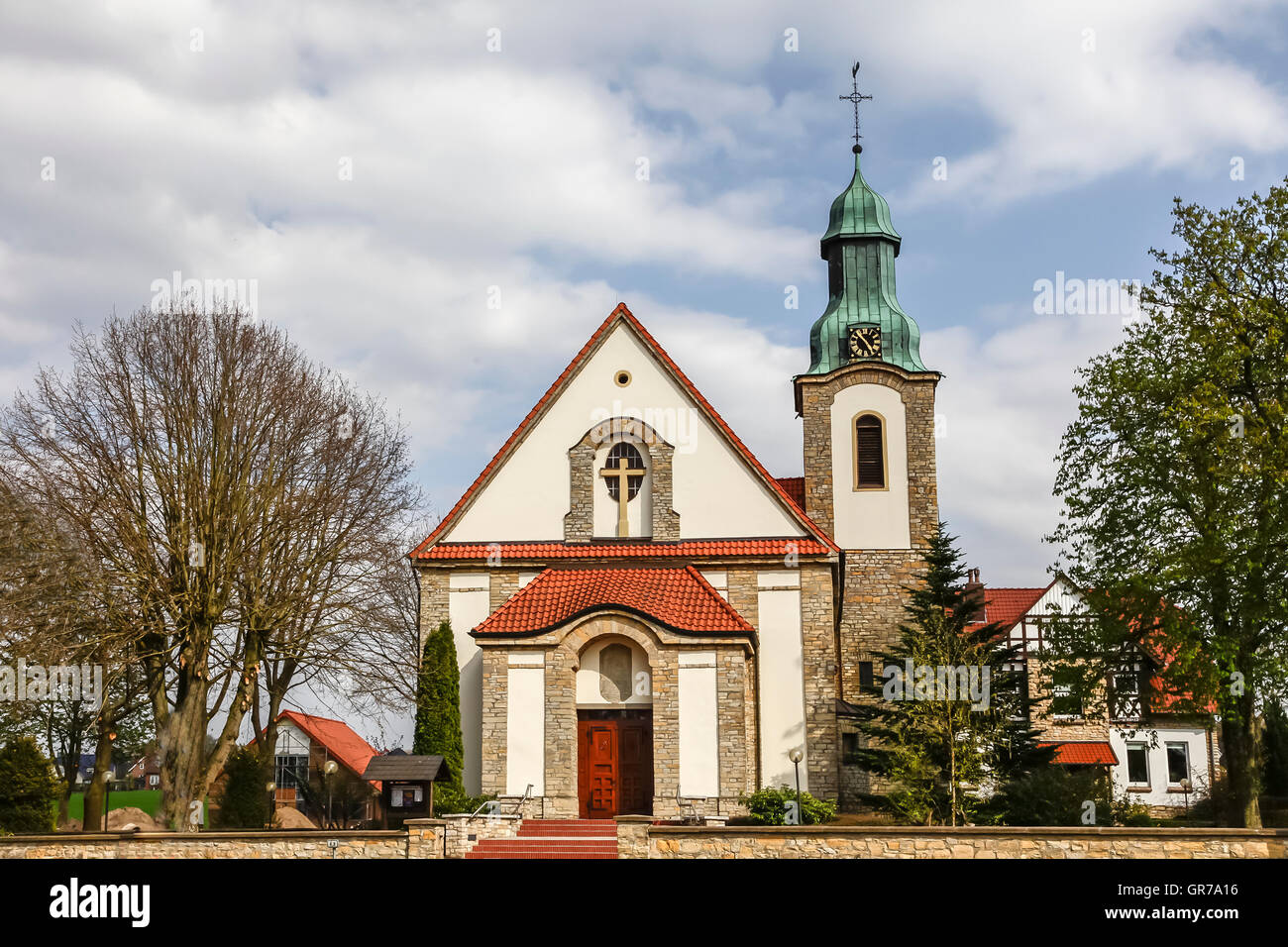 Römisch-katholische Kirche schmerzhafte Mutter In Belém-Icker, Osnabrück-Land, Niedersachsen, Deutschland Stockfoto