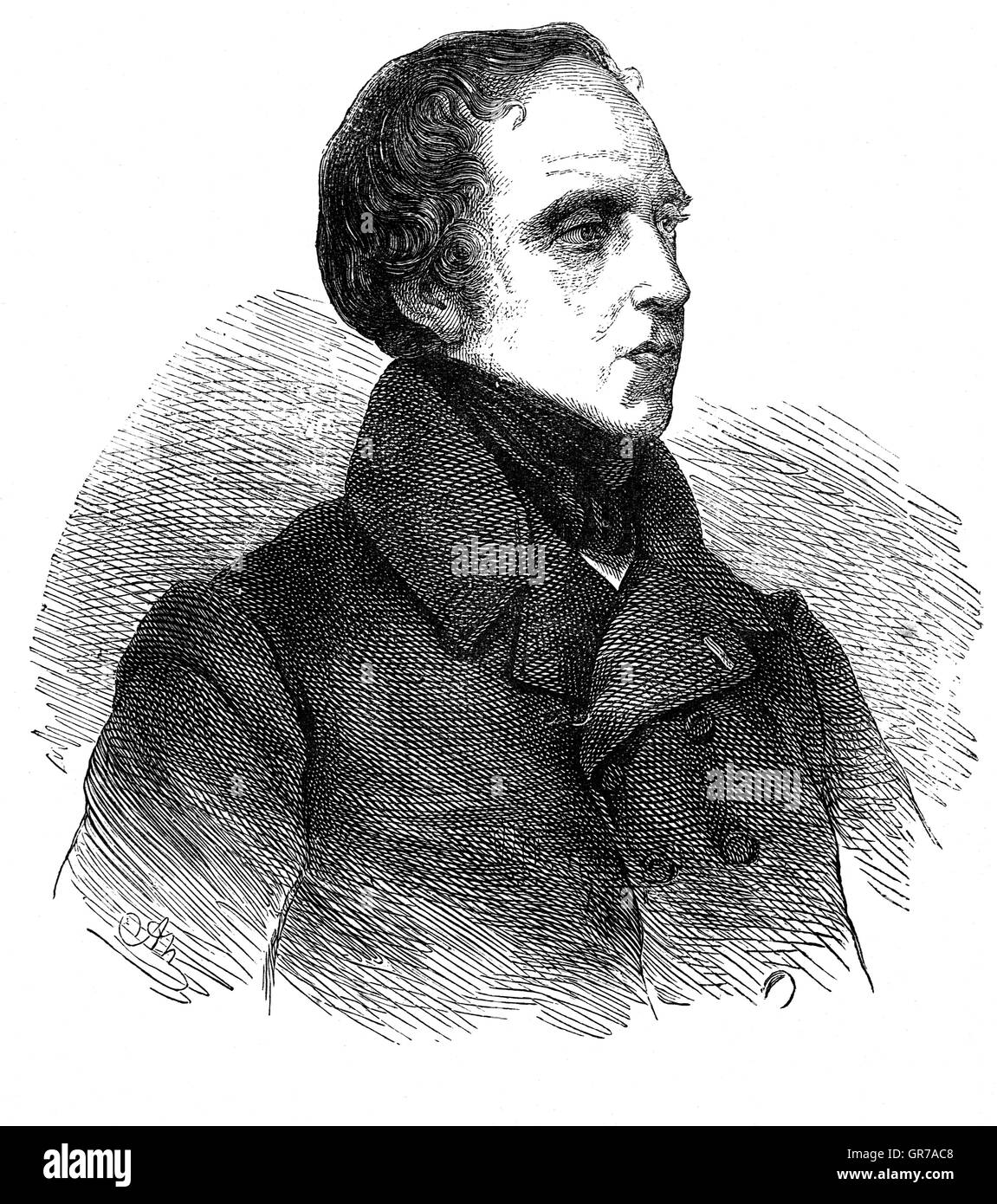 François Pierre Guillaume Guizo (1787-1874) war ein französischer Historiker, Redner und Staatsmann. Eine dominierende Figur in der französischen Politik vor der Revolution von 1848 und eine konservative liberale, die gegen des Versuchs von König Charles X, gesetzgebende Gewalt an sich zu reißen, und gearbeitet, um eine konstitutionelle Monarchie nach der Julirevolution von 1830 zu erhalten. Stockfoto