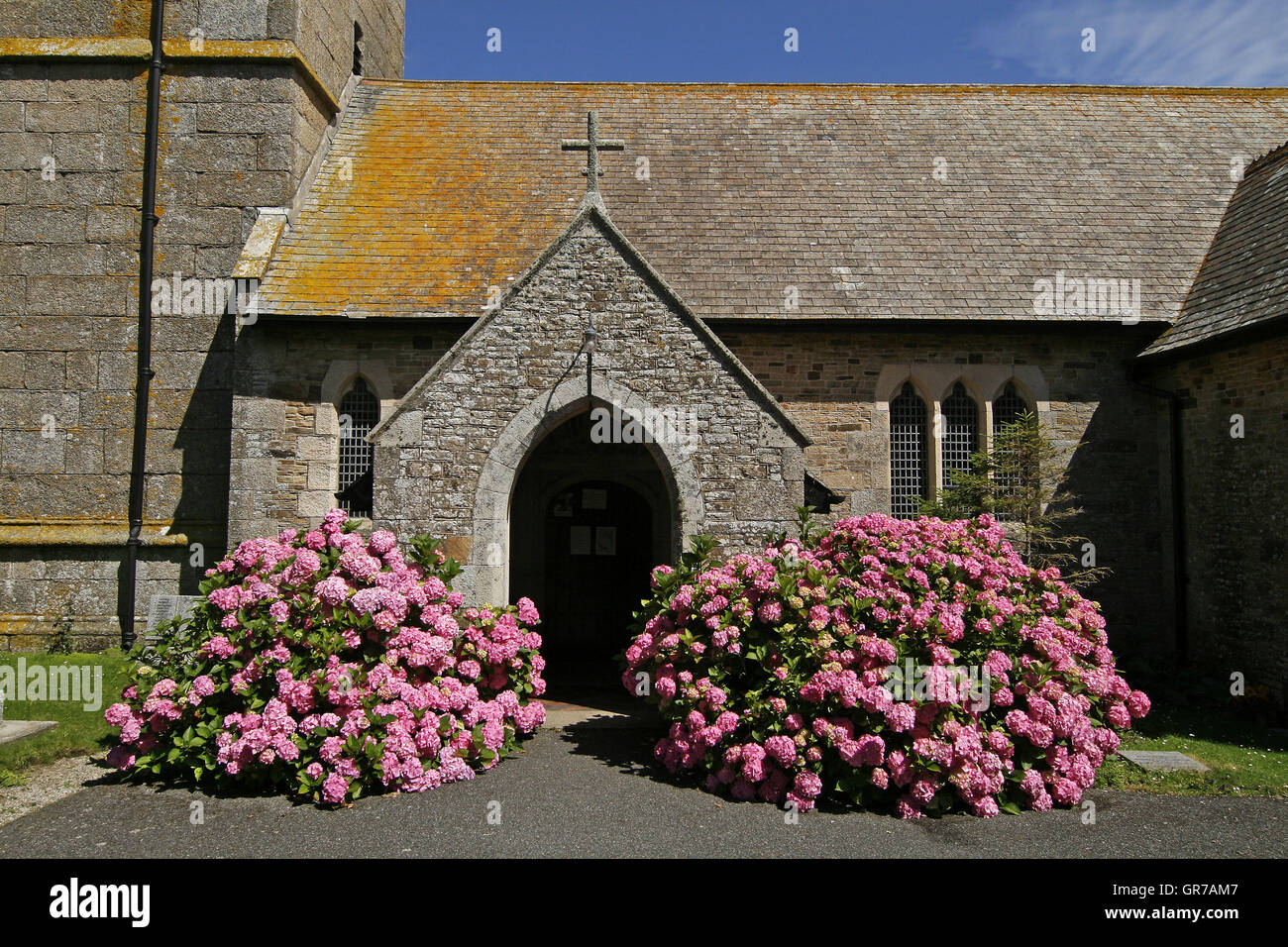 Gwithian, Penwith, Gwithian Parish Church, Cornwall, Südwestengland, Uk Stockfoto