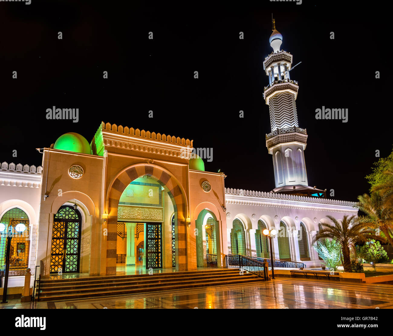Sharif Hussein Bin Ali Moschee in Aqaba Stockfoto