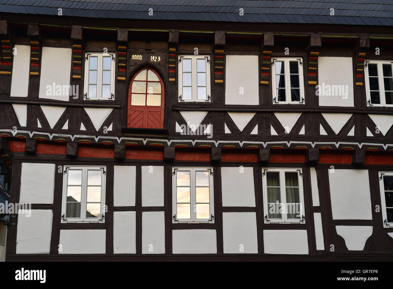 Tudor-Stil-Haus Stockfoto