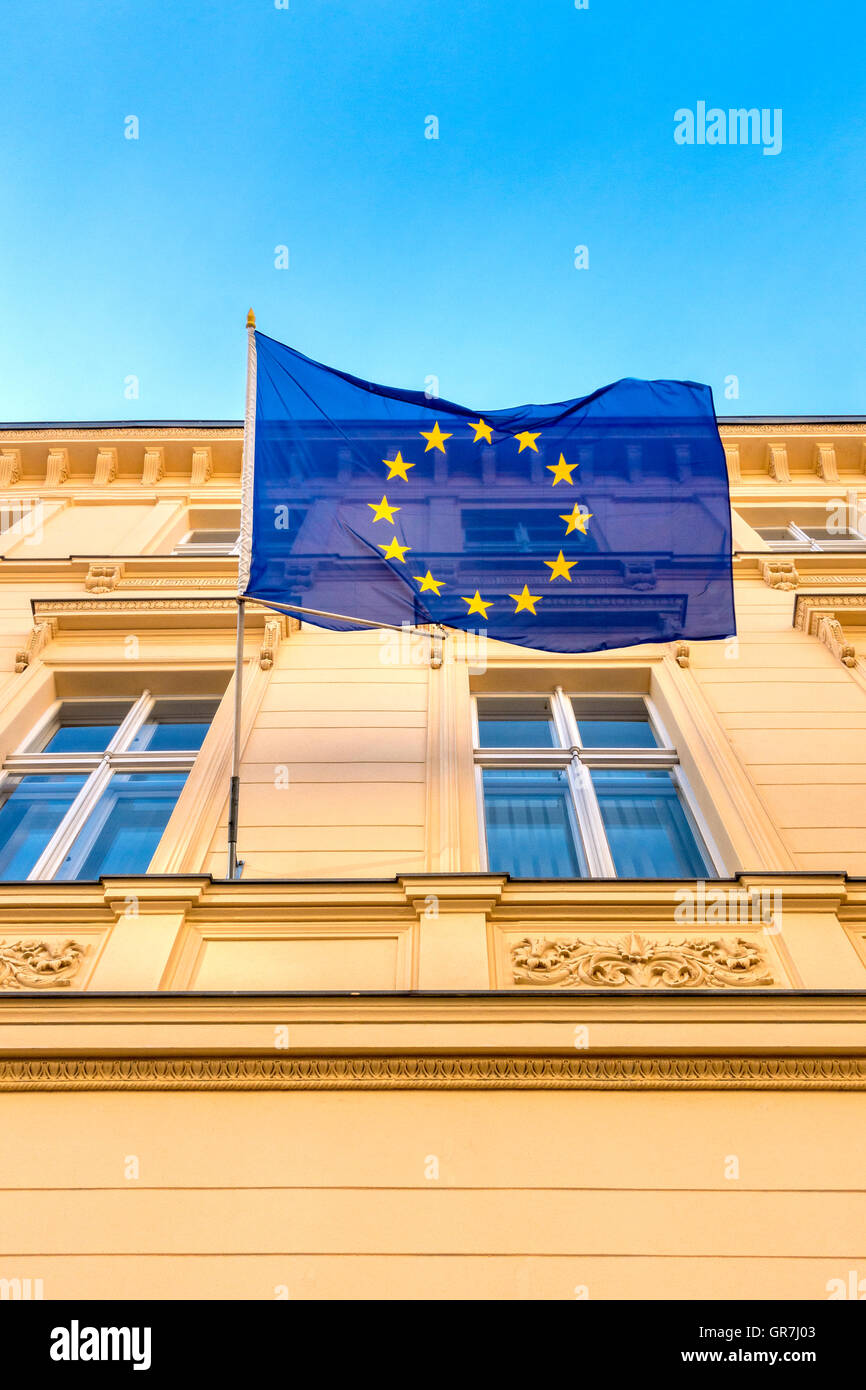 Europa-Flagge Stockfoto